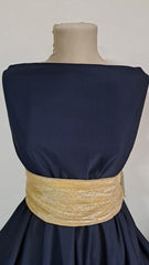 Stofa Ripsata Navy STO1044