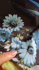 Mătase Elastică cu Imprimeu Digital – Gerbera MAT1263