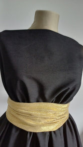 Stofa Neagra cu Puf Catifelat pe fata STO1233