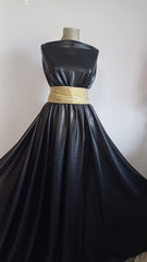 Ponteroma  NEGRU INTENS CU PELICULA IMITATIE PIELE TRI1009