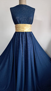 Tricot finuț Albastru Marin, elastic TRI1040