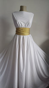 Poplin Bumbac Alb dungi Bleo BBC1035