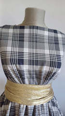 Material Elastic in Carouri Bej cu KAKI ELA1001