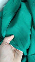 TWILL Felpato Verde Brad, tesatura bumbac usor pufos (ca un finet)