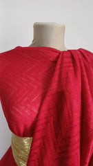 Jaquard Morbidino- Tricot tip pulover Dantelat ROSU BURGUNDI TRI1020