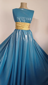 Voal ALBASTRU MARIN Sidef Argintiu VOAL1059