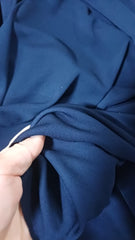 Crep Jerse Bleumarin spre Negru,  fluid, elastic  ELA1372
