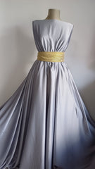 Matase satinata LUX, Gri Argintiu MAT1281