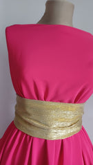 Matase Maroken Ciclam, plină MAT1458