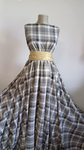 Material Elastic in Carouri Bej cu KAKI ELA1001