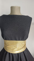 RIB -tricot din Bumbac Gri Antracit , fibra naturală 100% BBC1245