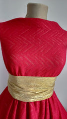 Jaquard Morbidino- Tricot tip pulover Dantelat ROSU BURGUNDI TRI1020