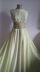 Milano Collection- Matase Satinata Galben Banan MAT1093