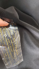 Stofa Neagra cu Puf Catifelat pe fata STO1233