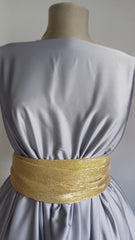 Matase satinata LUX, Gri Argintiu MAT1281