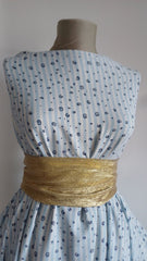 Silky Dungi Bleo/Alb și Melcișori Bleumarin MAT1095