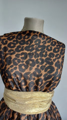 Voal ANIMAL PRINT Maron/Negru VOAL1180
