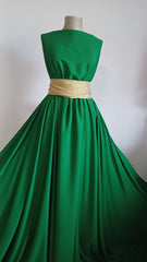 Tripluvoal Verde Iarba ușor satinat VOAL1007