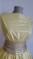 Poplin Bumbac Galben Sidefat BBC1058