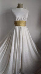 Material elastic IVORY, dantelat DAN1091