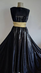 Catifea Lurex Negru CAT1053