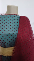 Tull elastic Grena cu Buline de catifea DAN1051