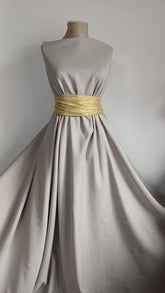 Stofa GREJ bumbac 100%, plină STO1357