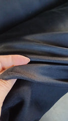 Viscoza Satinata Negru Intens, fibra naturală vegetală 100% VIS1048