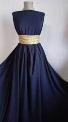 Matase Bleumarin spre Negru MAT1057