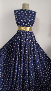 Silky, mătase elastica, Bleumarin Model Pisicuțe MAT1021