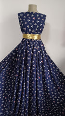 Silky, mătase elastica, Bleumarin Model Pisicuțe MAT1021