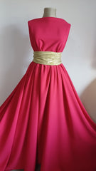 Stofa Crepe Indonezia Raspberry STO1101