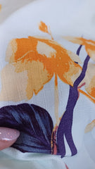 Viscoza Maroken Vernil Buchet Floral Orange VIS1200