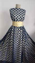 Tull cu Buline Mari de Catifea, (2.5 cm diametru) ELA1400