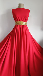 Scuba crepe ROSU INTENS ELA1063