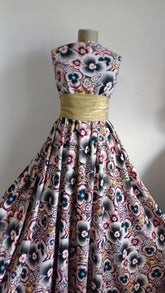 Stofa Barbi Panselute Roz/Albastru/Negr/Alb STO1014