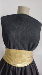 Material Tricotat Gri Petrol cu dos moale si pufos TRI1043