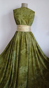 Mătase Elastică Olive Degrade – Indonezia MAT1107