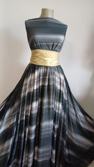 Lycra Fitness Dungi Degrade negru /bej/alb ELA1137