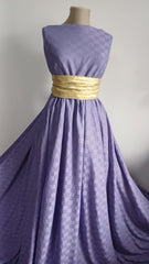 Tricot Tip Pulover Lavanda cu model pătrățele TRI1031