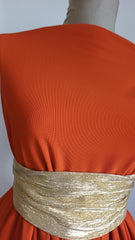 Material Elastic Ripsat Caramiziu, gros ELA1173