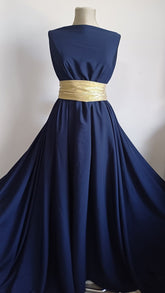 Stofa din Viscoza Bleumarin STO1144