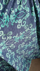 Lacoste Bleumarin cu model Turcoaz , material elastic plin  ELA1390