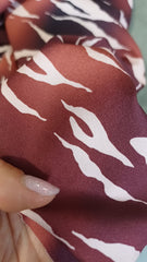 Latina Spandex - Caramiziu/Plum/Bej STO1161