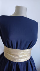 Matase Bleumarin spre Negru MAT1057