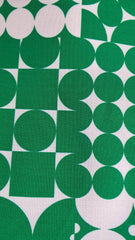 Viscoza cerculete Verde/Alb, fibră vegetală 100% VIS1071