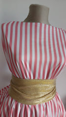 Poly Rayon Dungi Alb/Rosu MAT1144