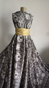 Matase Satinata Royalty Imprimeu Coroana Regala MAT1362