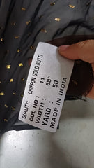 Chifon Gold Buti - fabricat in INDIA VOAL1232
