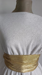 Material elastic IVORY, dantelat DAN1091